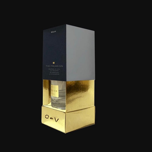 O de V - Le Gin Italien - Noir, 0,20cl, Coffret cadeau